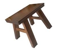 JECOMPRIS Tabouret en Bois de Pin Multifonction 23 Cm, Petit Banc Compact pour Garçon et Filles et Adultes, Marchepied Robuste pour Chambre à Coucher, Vanité et Usage Domestique