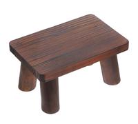 JECOMPRIS Tabouret en Bois Polyvalent pour Seniors, Marchepied Léger Rectangulaire au Design Simple et Élégant, Cuisine et Extérieur