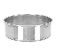 JECOMPRIS Tamis Rond en Acier Inoxydable Robuste et Stable 40 Mailles Maille Facile à Tenir pour Jardinage à Domicile et Tamisage de Terre