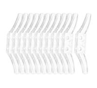 JECOMPRIS Taquets de Sécurité 12pcs Faciles à Installer Vis de en Acrylique et Fer Accessoires pour Stores Vis de et Tube D'expansion pour Cordons de Stores
