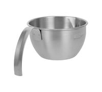 JECOMPRIS Tasse à Mesurer de Grosse Capacité 200 Ml en Acier Inoxydable avec Poignée et Graduations, Bol pour Battre les Œufs Facile à Nettoyer pour Préparation Culinaire