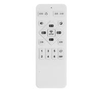 JECOMPRIS Télécommande Plastique Blanc Solide pour Ventilateur de Plafond avec Lumière Fonctionnement sans Fil Longue Portée, pour Fête pour Chambre
