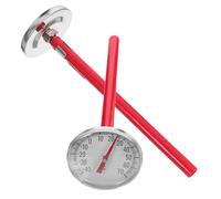 JECOMPRIS Thermomètre Mécanique pour Climatisation Automobile R134a, Lot de 2, Jauge de Température Intérieure 40 à 70°c, Cadran Plastique Rouge, Compatible Véhicule, Usage Voiture