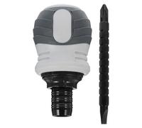 JECOMPRIS Tournevis à Cliquet Multifonction Mini Taille Noir en Acier Chrome Vanadium Embouts Plat et Cruciforme pour Maintenance Mécanique et Bricolage Domestique
