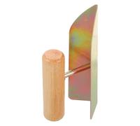 JECOMPRIS Truelle à plâtre d'angle en bois et fer pour découpe, pressage et plâtrage des angles de murs, construction et finition murale
