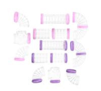 JECOMPRIS Tunnel Favorisant 16 en Hamster Pièces Plastique pour Accessoires Robustes Pensée Spatiale et L'Aventure pour Cage Extérieure du Petit Animal