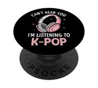 J'écoute de la K-Pop PopSockets PopGrip Adhésif