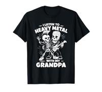 J'écoute du heavy metal avec mon grand-père, Skeleton Rocker Kid T-Shirt