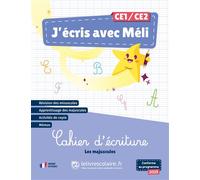 J'écris avec Méli - Les majuscules - cahier d'écriture CE1-CE2 - Anne Vasset - Lelivrescolaire.fr - broché - Scolaire / Universitaire