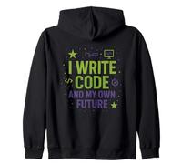 J'écris du code et mon propre futur programme de démarrage technologique se développe Sweat à Capuche