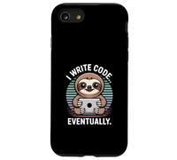 J'écris du Code pour finir par Lazy Sloth Programmer Life Coque pour iPhone SE (2020) / 7/8