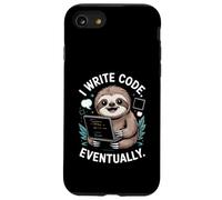 J'écris du Code pour finir par Lazy Sloth Programmer Life Coque pour iPhone SE (2020) / 7/8