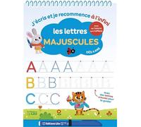 J'écris et je recommence à l'infini ! - Les lettres majuscules - Avec 1 crayon à encre qui s'efface
