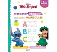 J'écris Les Lettres Majuscules Lilo & Stitch - Maternelle Ps-Ms-Gs