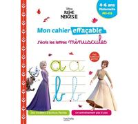 J'écris Les Lettres Minuscules La Reine Des Neiges 2 Maternelle Ms-Gs