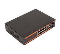 Jectse 10 Port Poe Switch Gigabit Ethernet SFP Fan AI PD Reconnaissance pour Les Réseaux Ethernet