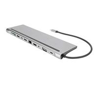 Jectse 11 en 1 Hub Polyvalent USB3.1 à L'extension Dock pour L'affichage 4K, RJ45 Ethernet et Chargement PD pour Le Matériel en Alliage en Aluminium pour Le Bureau à Domicile