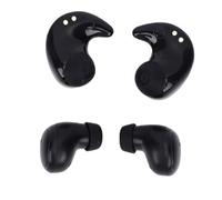 Jectse 2 Paires D'écouteurs de Sommeil, Petits écouteurs sans Fil Bluetooth 6.0 avec étui de Chargement pour Le Travail en Dormant sur Le côté (Black)