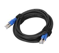 Jectse 2000 MHz Cat8 Ethernet Kabel Gold Plated RJ45 Head of LAN Wires for Hubs Routers for High-performance Networks (3 mètres / 9,84 pieds)