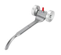 Jectse 23cm Râteau à Joints en Fer pour Roue de Patin à Briques Maçonnerie | Outil de nettoyage de coulis de carrelage, rouleau de joint mural, lame d\'élimination du mortier, finition de Surface en