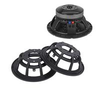 Jectse 2pcs Haut-Parleur du Bassin, Support de Subwoofer Woofer Basket Bassin Stand Accessoires de Bricolage des Pièces de Réparation de Réparation pour Les Haut-parleurs DJ