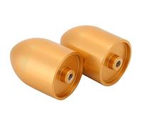 Jectse 35 Core Horn Horn Lakelacher Aluminium Destforte Cap pour les Professions US 2pcs, Dome Doube Dusten