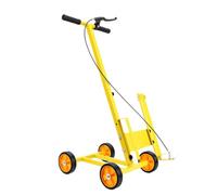 Jectse 4 Roues Ligne de Marquage Machine, Stabilité Lourde Devoir | Acier inoxydable durable, Expérience utilisateur ergonomique, Compatible avec toutes les surfaces