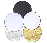 Jectse 5 en 1 Diffusor de Photographie du Réflecteur Léger avec Un Disque D'éclairage Pliant pour Les Scènes Intérieures et Extérieures Légères et Extérieures