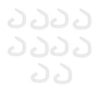 Jectse 5 Paires de Protège-oreilles Couler du Masque, Crochet de d'Oreille en Silicone, Protège-oreilles Rétestibles vers les Masques, Extensions de d'Oreille Confortables (Blanc transparent)