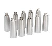 Jectse À L'Adaptateur XLR Adaptateur Haute qualité Réduction du Bruit de Microphone Metal Microphone pour le Son Professionnel, 10 X Pack pour les Appareils D'enregistrement des Amplificateurs
