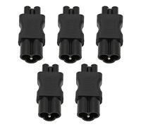 Jectse Adaptateur d'alimentation Stable IEC320 C6 à C5 pour L'ordinateur Portable -PDU-Chassis UPS Base, 5 PC PC HORDER Corde ADAPTATE