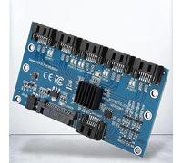 Jectse Adaptateur de Disque Dur 1 à 5 - Multiplicateur D'interface Konverter 6Gbit / S pour L'utilisation de