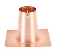 Jectse Adaptateur de Métal de Chaîne de Pluie Robuste pour L'installation Transparente sur Les Gouttières et Les Coupes Descendantes (cuivre Pur)