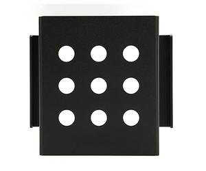 Jectse Adaptateur de Montage de Disque Dur pour Disque Dur de 2,5 Pouces, Alliage D'aluminium, Haute dureté pour Une Installation Facile (Black)