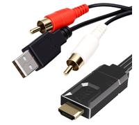 Jectse Adaptateur D'extracteur EARC 192 KHz Contrôle du Volume CEC | Convertisseur EARC/ARC avec Alimentation USB, PCM2.0, 24 Bits 192 KHz, pour Barre de Son Home Cinéma