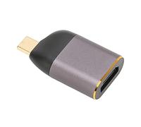 Jectse Adaptateur D'interface Multimédia 8K Type C à HD TRUE COULEUR VIDEO VIDEO SPIRTER POUR LAPTOP, TV, Petit écran -internet, Alliage D'aluminium (Tête d'adaptateur)