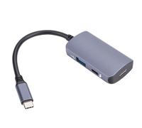 Jectse Adaptateur USB C vers Lunettes AR, Chargez et Jouez Adaptateur de Charge de Lunettes AR avec Sortie Vidéo 4K 60 Hz Charge PD 65 W, pour