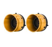 Jectse Adaptateurs de Moyeu Nab, 1 Paire d'ouvre-Porte en Alliage d'aluminium de 10 Pouces, Portable pour Lecteur Bobine à Bobine (Gold)