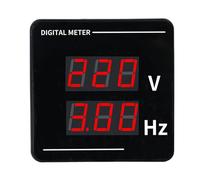 Jectse Affichage de Tester de Couteau à Voltmètre Numérique AC DIGAT pour les Tests électriques 50-500 V 10-99.9 Hz, Dispositifs de Mesure de Panneau de Panneau à Domicile à la Maison