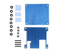 Jectse ALLIAGE D'ALUMINUM - La Rainure de Bleu Serait Kolne avec un Tampon de Silicone pour Orange Pi 2, Fort Dissipateur de Chaleur de Résistance à La Corrosion pour une Meilleure écoute de