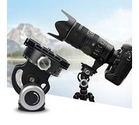 Jectse Aluminium Alloy VH-10 Panoramic Views Voir la Photographie Head pour Televideo Recordings Tripod Accessoires pour la Photographie de Voyage