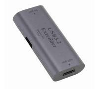 Jectse Amplificateur USB 3.2 Extender -Signal avec Connexion de Chargement de 15 W pour Les écrans Tactiles, Les Claviers, Les Souris, Les Manèges de Jeu, L'expansion de 10 M, L'équipement Stable,