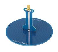 Jectse Antenne UWB, Antenne Large Bande à Polarisation Circulaire Gauche 10 Cm avec Connecteur SMA Femelle pour Analyse de de Recherche de Direction 942 MHz à 6,5 GHz