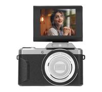 Jectse Appareil Photo Numérique 4K, Caméra WiFi à Zoom Optique 6X HD 64MP avec écran Rabattable de 2,8 Pouces 180, pour Les Amateurs de Photographie (Black)