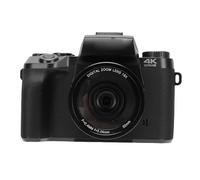 Jectse Appareil Photo Numérique 64MP 4K, Caméra de à écran Tactile de 4,0 Pouces, 16x Zoom, Capteur CMOS Flash LED WiFi pour la Photographie, Prend en Charge jusqu'à 256 Go de Carte