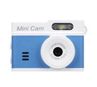 Jectse Appareil Photo Porte-clés, Appareil Photo Numérique HD 12MP 1080P avec écran de 0,96 Pouces et Flash LED, pour Adolescents et étudiants, Photographie de Voyage (Blanc Bleu)
