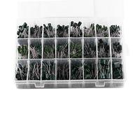 Jectse Assortiment de Condensateurs 660pcs , 0,22NF à 470NF 100V Condensateur Polyester Assortiment de Électroniques , Ensemble de en Papier Polyester