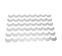 Jectse Bande de Distance de Cadre de Ruche Bande de Carte à Cadre en Acier Inoxydable 10pcs Espaceur de de Ruche pour une Distance de Cohérente pour les Outils de Dégustation de la