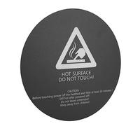 Jectse Black Round 200 -mm -3d Imprimante Autocollant Aluminium Plaque D'aluminium Adhésif pour le Papier D'impression PC en Nylon ABS