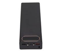 Jectse Boîtier de Batterie Externe à Charge Rapide 22.5W, Conception Durable, Alimentation Mobile à Monter Soi-même pour Le Chargement en Déplacement, Coque de Batterie 20x18650 (Black)
